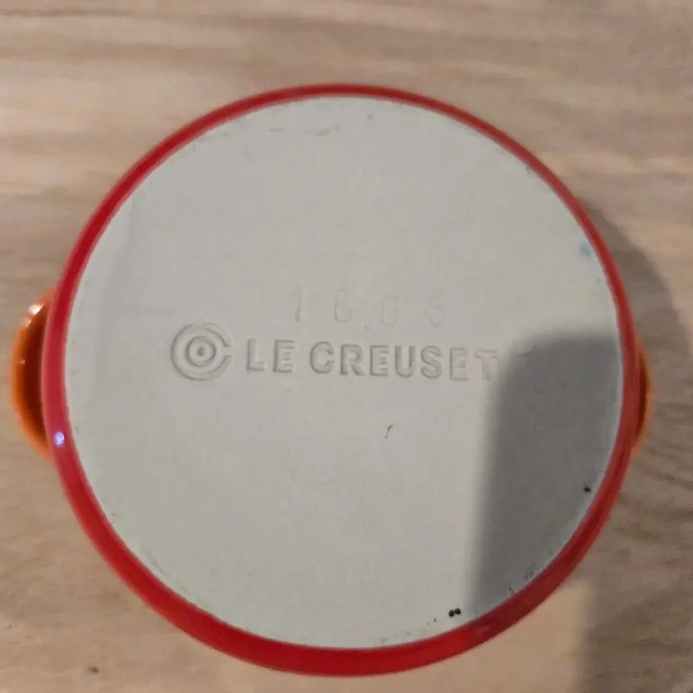 Le Creuset Mini Round Cocotte pot no lid Flame 1605